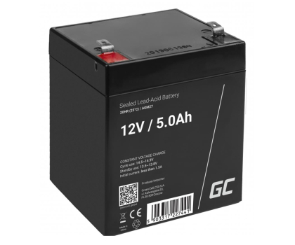 Akumulator AGM Green Cell Akumulator AGM 12V 5Ah